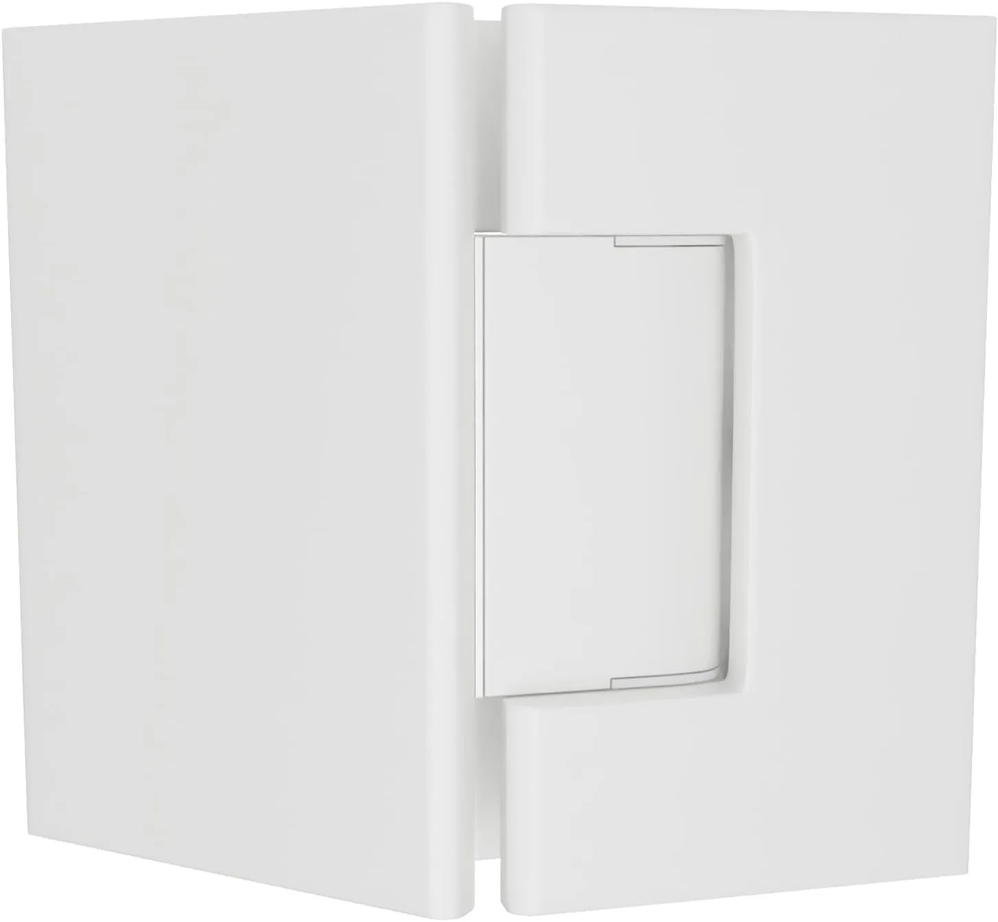 Brixwell H-M135GTG-W Maxum Series Glass to Glass Mount Shower Door Hinge 135 Degree Gloss White