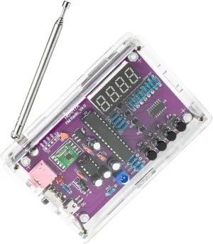 Build Your Own Radio Kit Complete Soldering Practice Expandable Features Educational Fun for Boys and Girls Adults