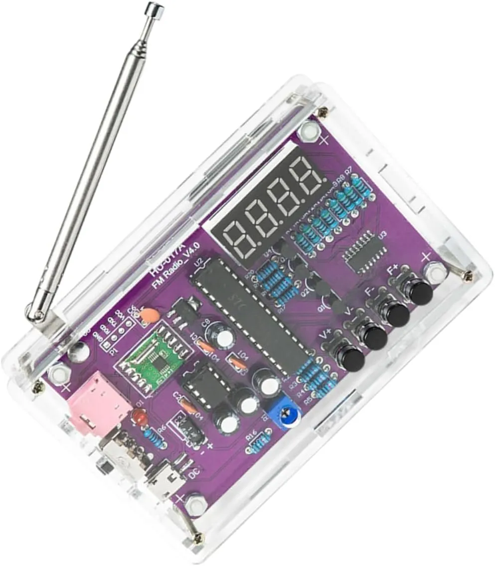 Build Your Own Radio Kit Complete Soldering Practice Expandable Features Educational Fun for Boys and Girls Adults