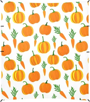 Burbuja Pumpkins Carrots Beach Canopy Windproof Beach Tent Sun Shade with 4 Sandbags & Sand Shovel, Portable Sun Shelter for Family Camping Picnic