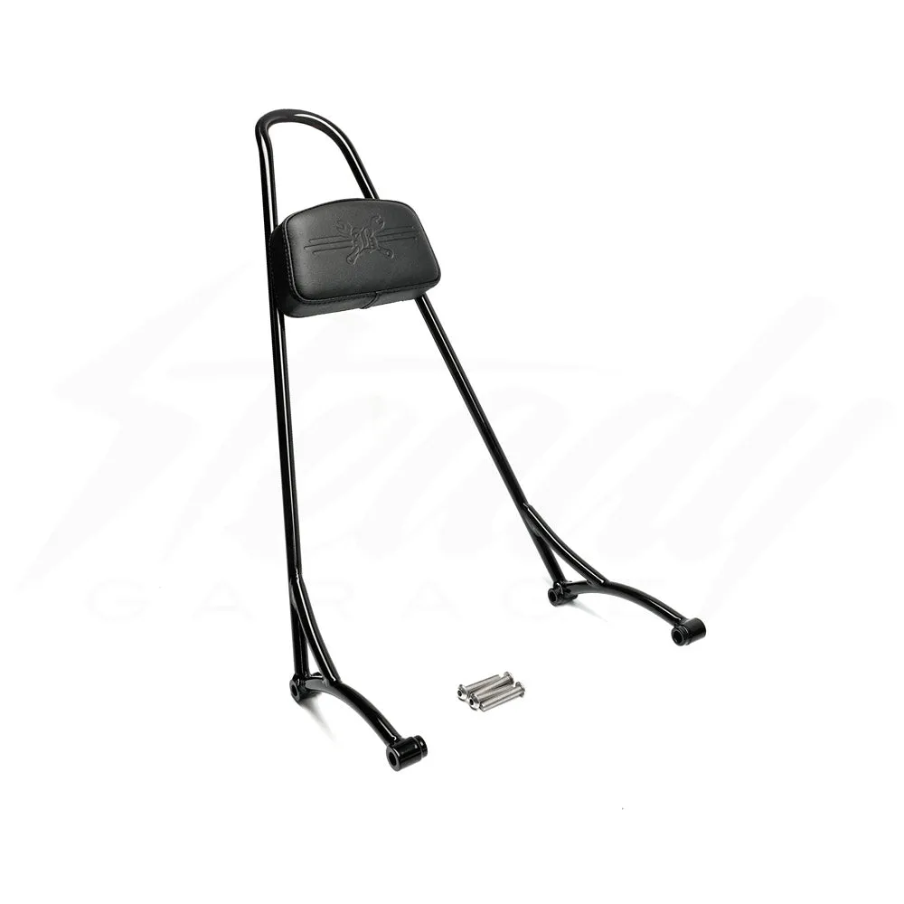Burly Brand Tall Sissy Bar w/Pad - 2022  Honda Rebel 1100
