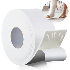 Buryeah 1/4" x 4" x 6 Yard Foam Adhesive Cast Padding Medical Foam with Adhesive Back for Sports Injured Areas, Ball of Foot Cushion, Blister Pads, Foot Pain, Splints and Casts Pad