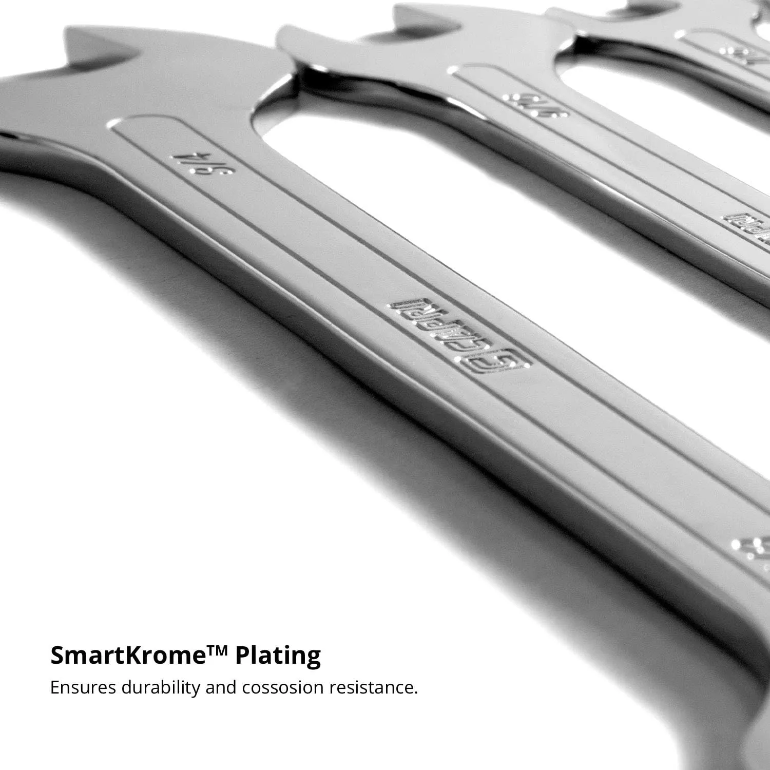 Capri Tools Super-Thin Open End Wrench Set (Master Set), CP11850-14MST, Silver