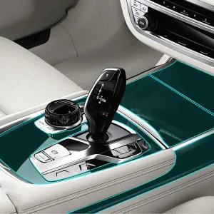 Car Center Console Dashboard Gear Shift Cover Protective TPU Film,for BMW G11 G12 RHD LHD 7 Series 2015-On
