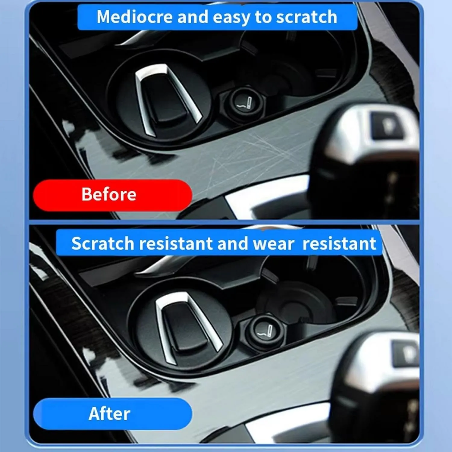 Car Center Console TPU Protection Anti-Scratch Transparent Film Interior Modification Sticker Accessories,for Hyundai Tucson 2021-2024 Nx4