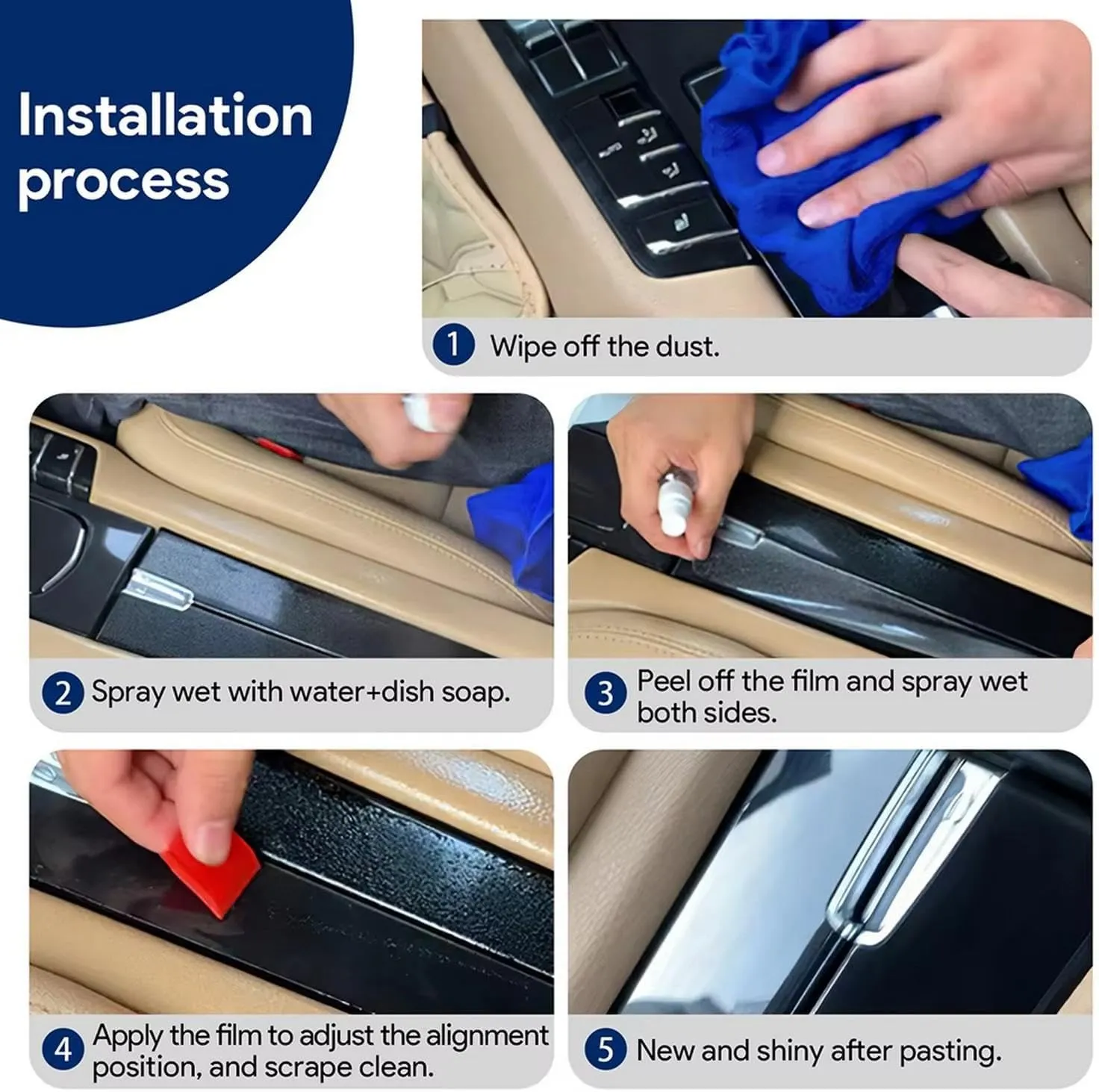 Car Center Console TPU Protection Anti-Scratch Transparent Film Interior Modification Sticker Accessories,for Hyundai Tucson 2021-2024 Nx4