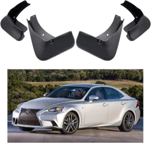 Car Mudguard Fender Mud Flaps Splash Guards Compatible with 2014-2020 Lexus is 250/300/350/200t incl is F-Sport