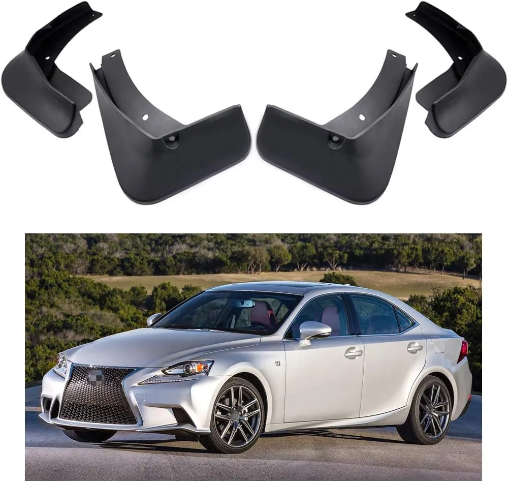 Car Mudguard Fender Mud Flaps Splash Guards Compatible with 2014-2020 Lexus is 250/300/350/200t incl is F-Sport