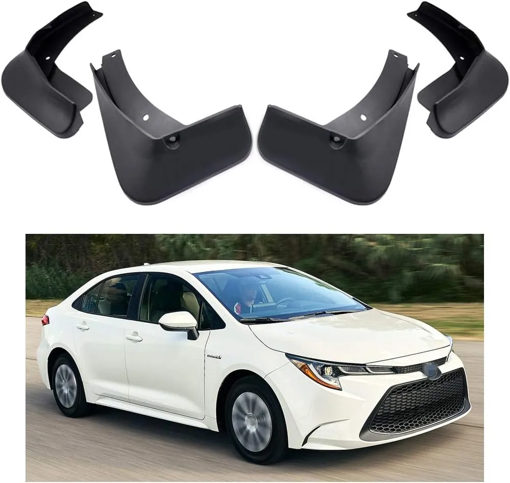 Car Mudguard Fender Mud Flaps Splash Guards Compatible with 2020 2021 2022 2023 2024 Toyota Corolla/Corolla Hybrid