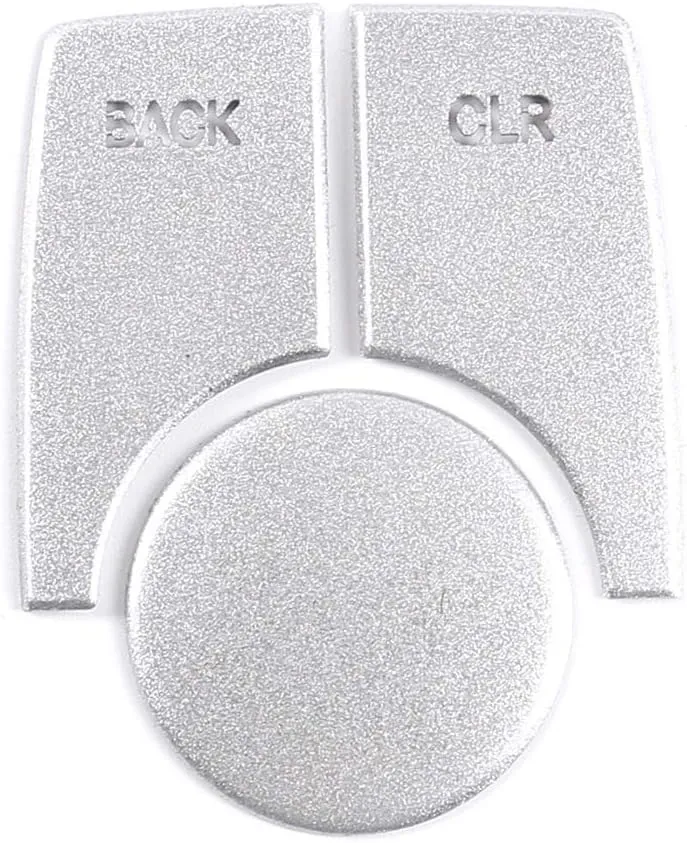Car Multimedia Button Trim Cover Sticker for A B CLA GLA Class W176 W246 C117 X156 (Style E)