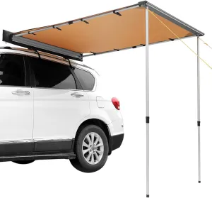 Car Side Awning, Car Shade Canopy, Roof Tents for Vehicles, Car Camping Essentials, for Outdoor Camping Travel, Portable