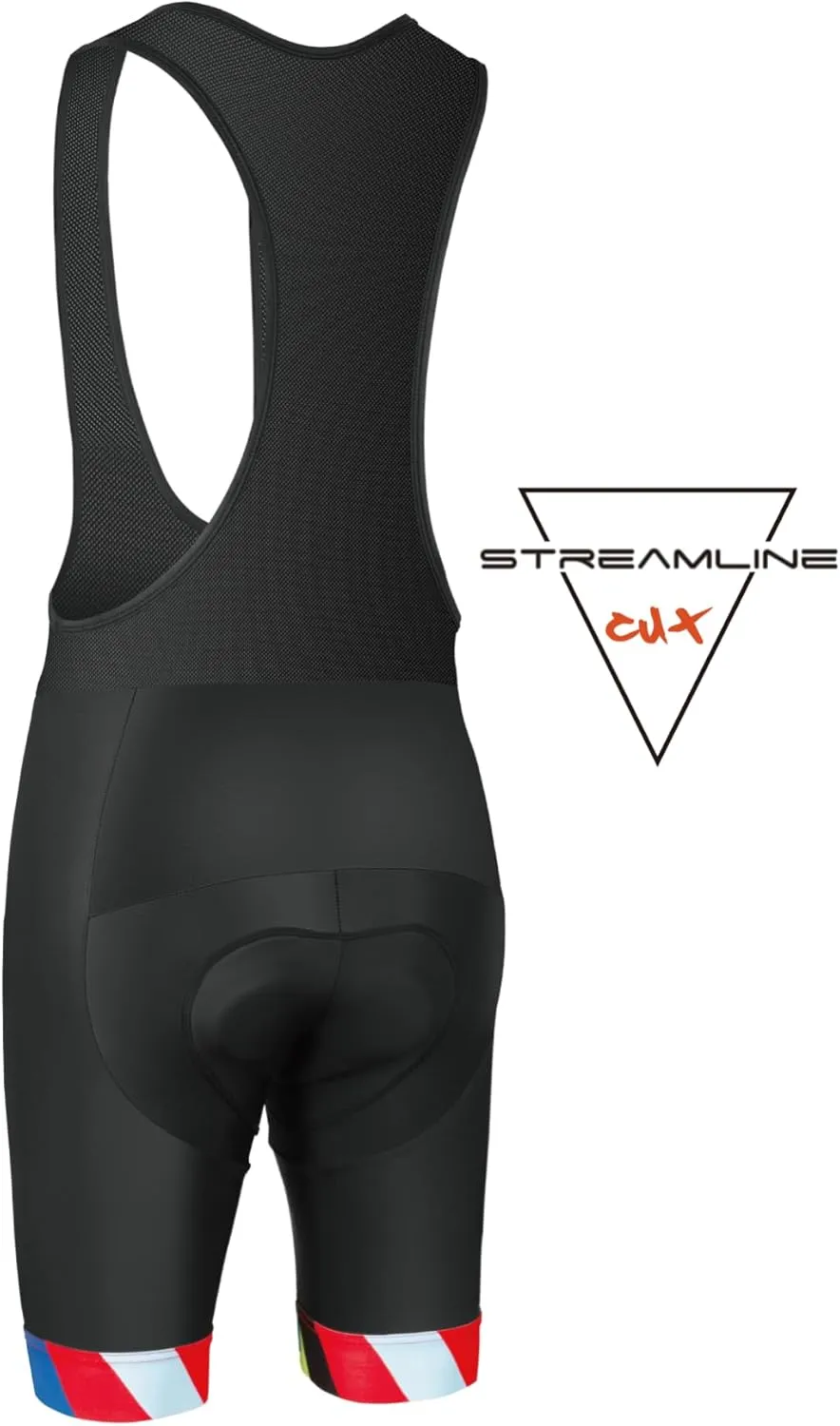 CEROTIPOLAR Cycling Bibs Men, Long Riding Pad Bicycle Biking Bib Shorts UPF50 
