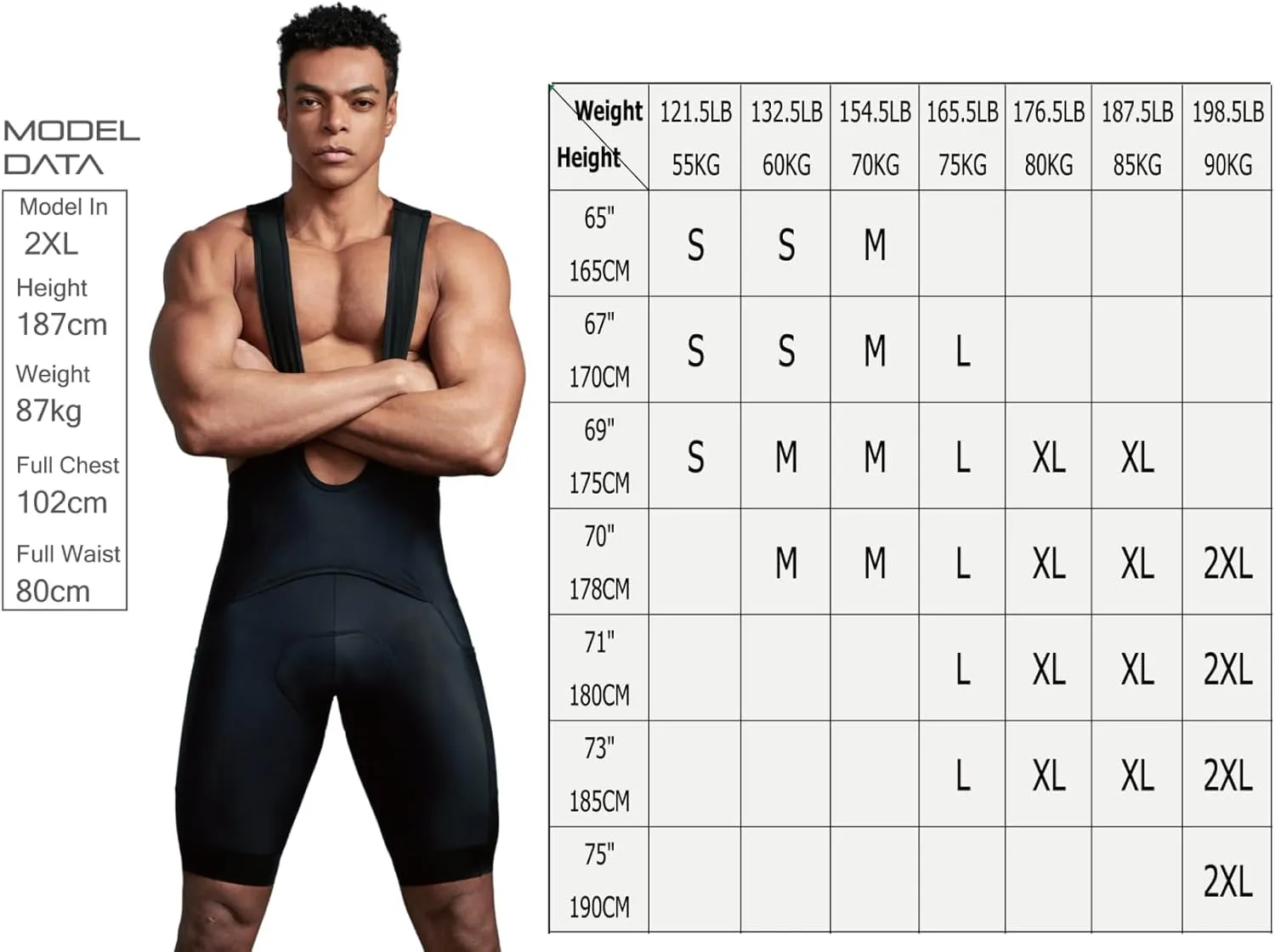 CEROTIPOLAR Men's Bathroom Access Cycling Bibs Shorts Padded，Gravel Bike Biking bib Shorts Bicycle Shorts UPF50 