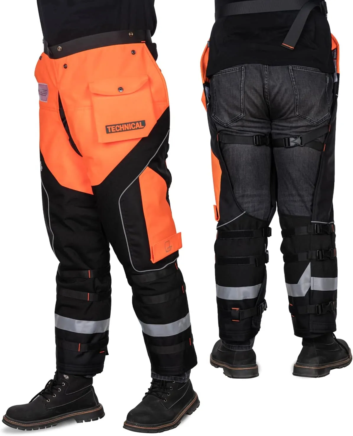 Chainsaw Chaps Technical Version，Chainsaw Protective Pants Wrap, Safety Apron, Class A