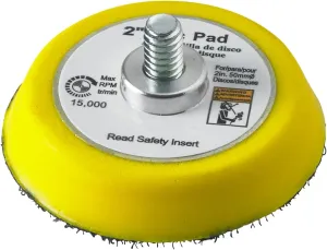 Chicago Pneumatic 8940158334 2-Inch (50 mm), Hook & Loop Sanding Pad, Yellow