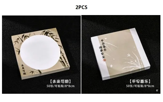 Chinese Style Memo Pad Note DIY Notepad Diary Stationery for Scrapbooking Office School Supplies