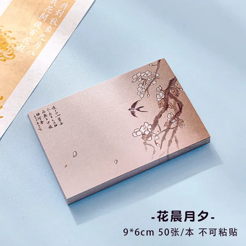 Chinese Style Memo Pad Note DIY Notepad Diary Stationery for Scrapbooking Office School Supplies