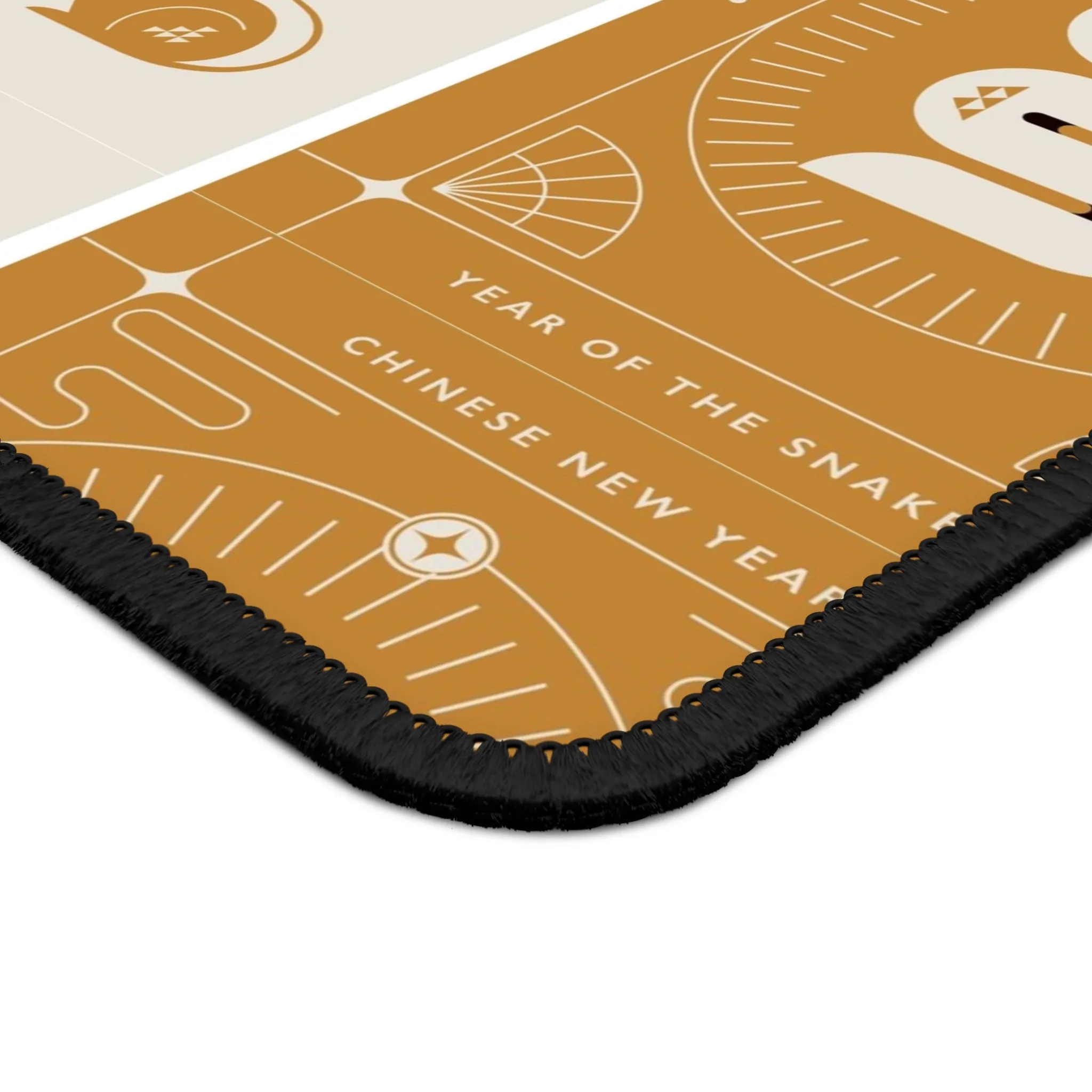 Chinese Zodiac Gaming Mouse Pad, Year of the Snake, Gaming Accessory, Unique