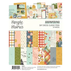 Classic Pooh 6" x 8" Pad - Say Cheese - Simple Stories