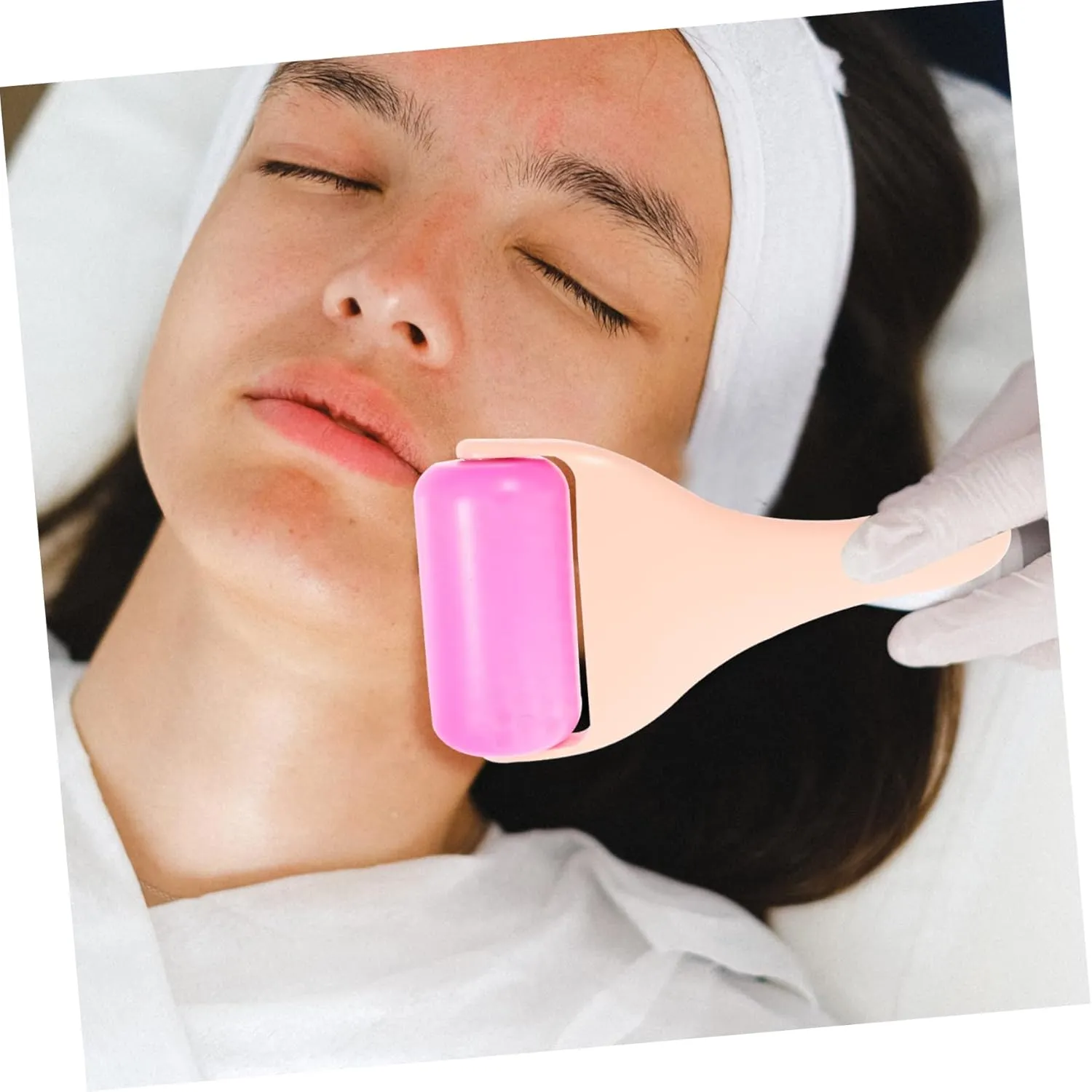 CLISPEED Facial Massage Roller for Eye Care Ergonomic Design for Comfortable Reduces Puffiness and Dark Circles Tool for Home and Travel