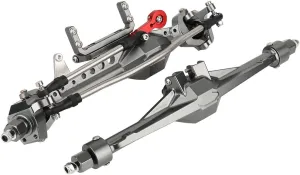 CNC Aluminum Complete Axle Front & Rear Set for 1/10 Axial SCX10 III TRX4 VP RC Crawler New Upgrades