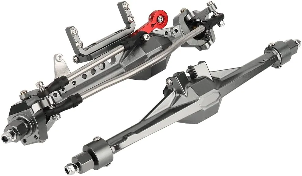 CNC Aluminum Complete Axle Front & Rear Set for 1/10 Axial SCX10 III TRX4 VP RC Crawler New Upgrades