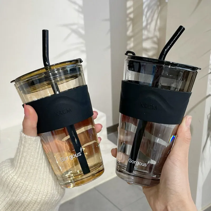 Coffee Glass Cup Heat Resistant Coffee Mug Wine Glasses Portable