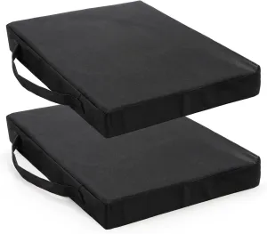 Coloch 2 Pack Stadium Seat Cushions, Thick Bleacher Seat Cushion Portable Boat Canoe Kayak Seat Cushion Waterproof Knee Pad Cushion for Stadium, Bleacher, Outdoor Events