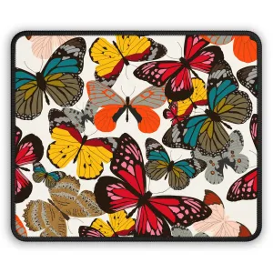 Colorful Butterfly Gaming Mouse Pad - Unique Desk Accessory for Creatives