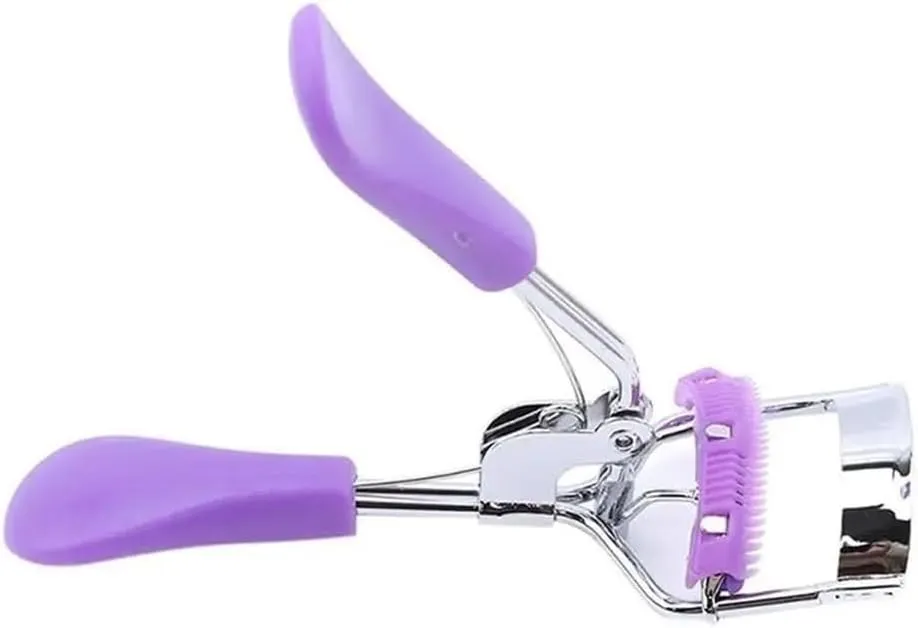 Convenient Metal Eyelash Curler Push Up Eyelash Curler Eyelash Curler with Comfort Grip Effortless Cosmetic Tools Lash Curler Beauty Products Easy to Use Curl Eye Shapes
