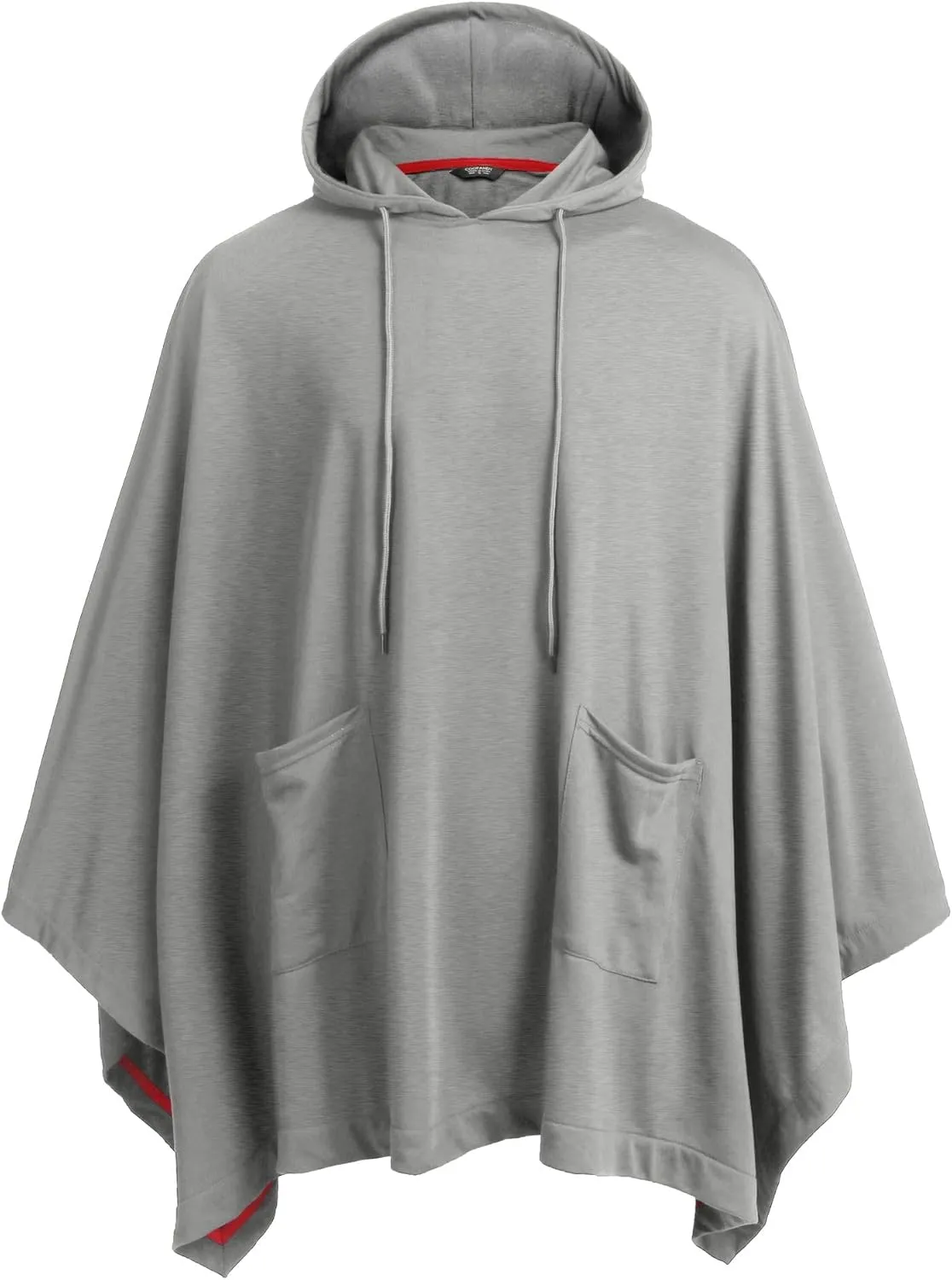 COOFANDY Unisex Casual Hooded Poncho Cape Cloak Fashion Coat Hoodie Pullover with Pocket
