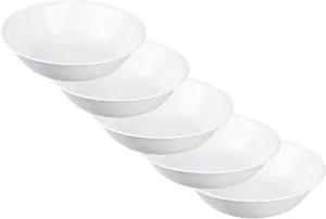 CORELLE CP-9640 Winter Frost White Large Bowl, J432-N, Set of 5