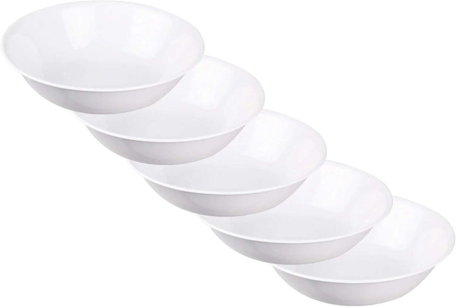 CORELLE CP-9640 Winter Frost White Large Bowl, J432-N, Set of 5