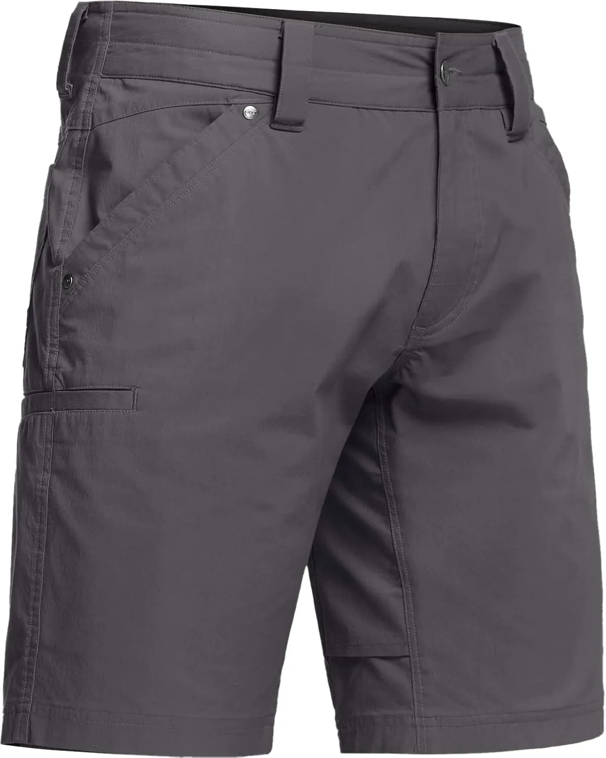 CQR Men's Stretch Utility Shorts, Lightweight Quick Dry Casual Shorts, Hiking Golf Cargo Shorts with Zipper Pockets
