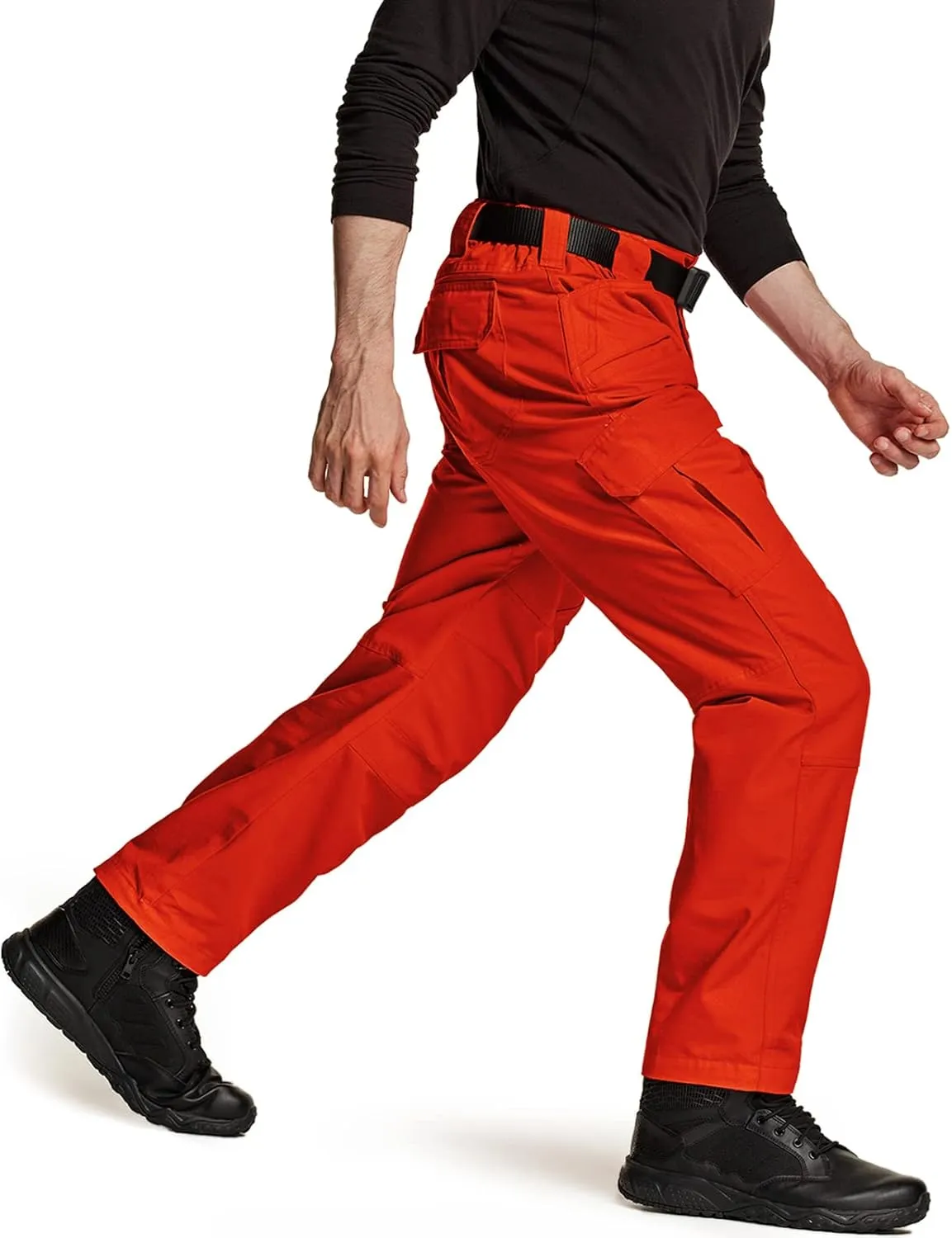 CQR Men's Tactical Pants, Water Resistant Ripstop Cargo Pants, Lightweight EDC Work Hiking Pants, Outdoor Apparel