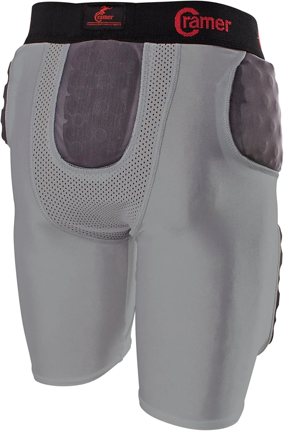 Cramer Skill 5 Pad Football Girdle with Integrated Hip, Thigh and Tailbone Pads, Lightweight Collegiate