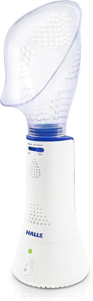 Crane Personal Vaporizer Steam Inhaler, Throat Steamer, Warm Steam Sinus Inhaler for Congestion and Cough Relief, Vapor Pad Compatible