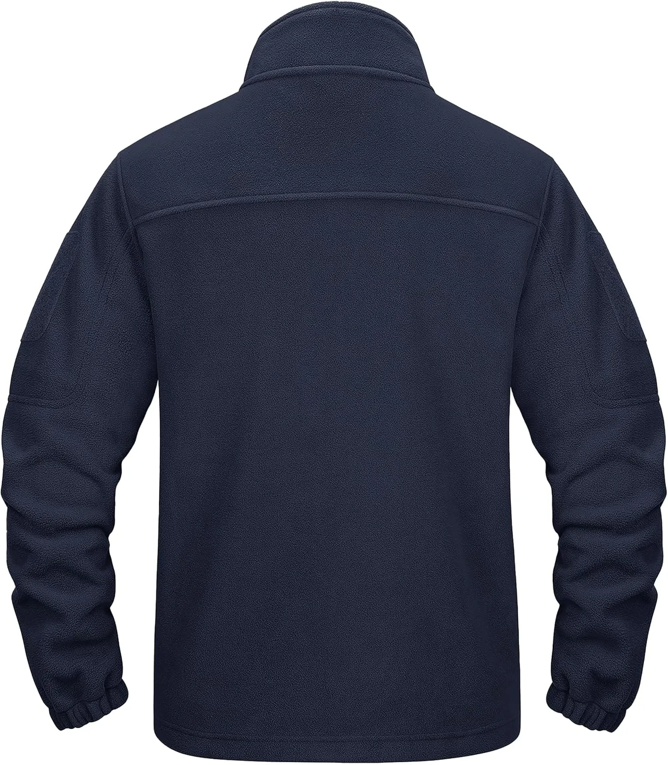 CRYSULLY Men's Fleece Jacket Tactical Full-Zip Winter Coat Jackets Multi Pockets
