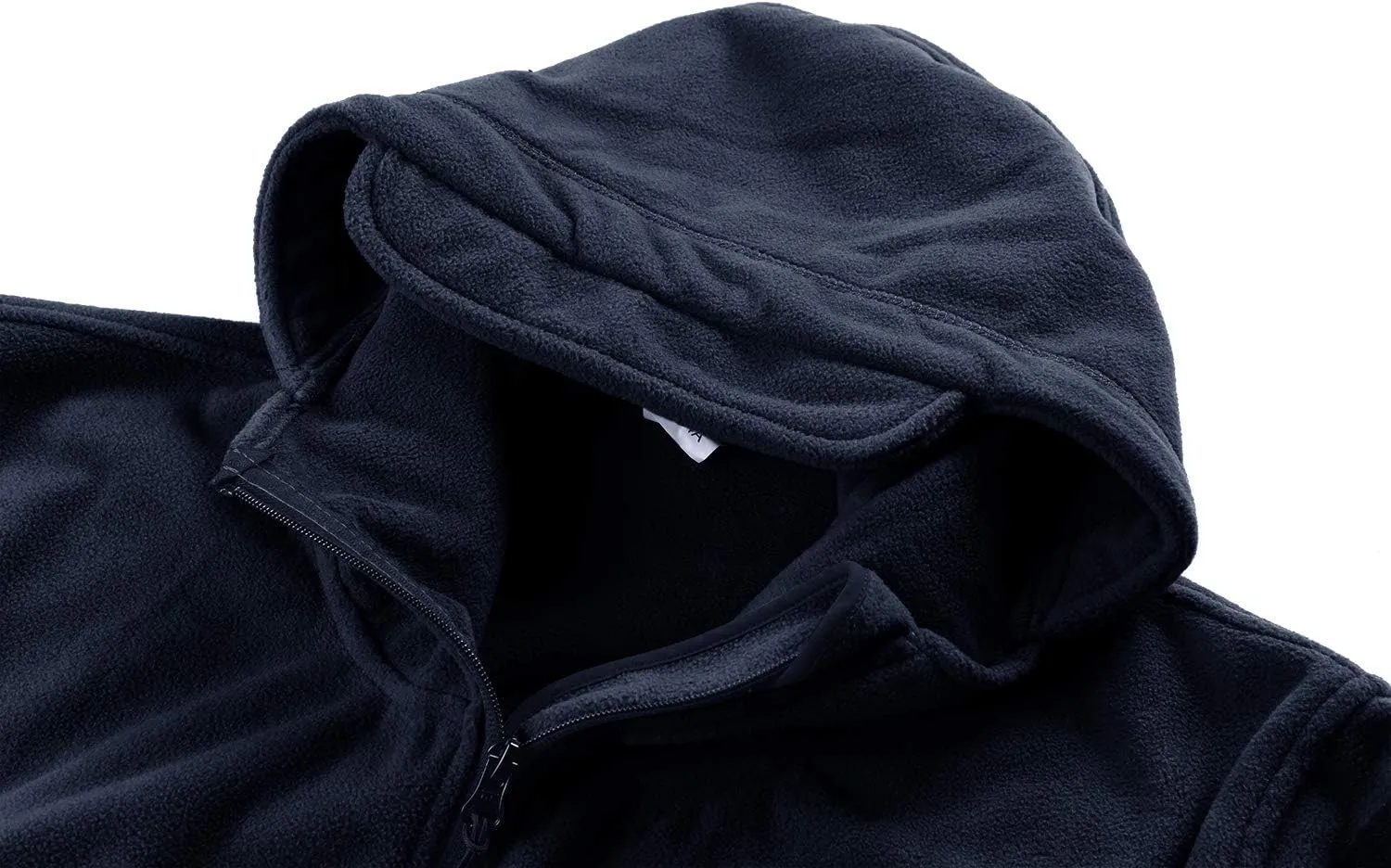 CRYSULLY Men's Military Tactical Sport Warm Fleece Hooded Outdoor Adventure Jacket Coats