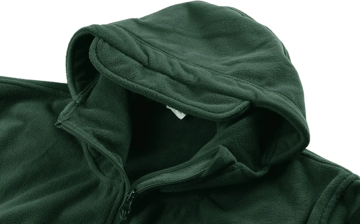 CRYSULLY Men's Military Tactical Sport Warm Fleece Hooded Outdoor Adventure Jacket Coats