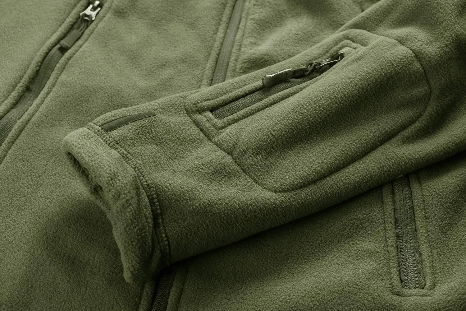 CRYSULLY Men's Military Tactical Sport Warm Fleece Hooded Outdoor Adventure Jacket Coats
