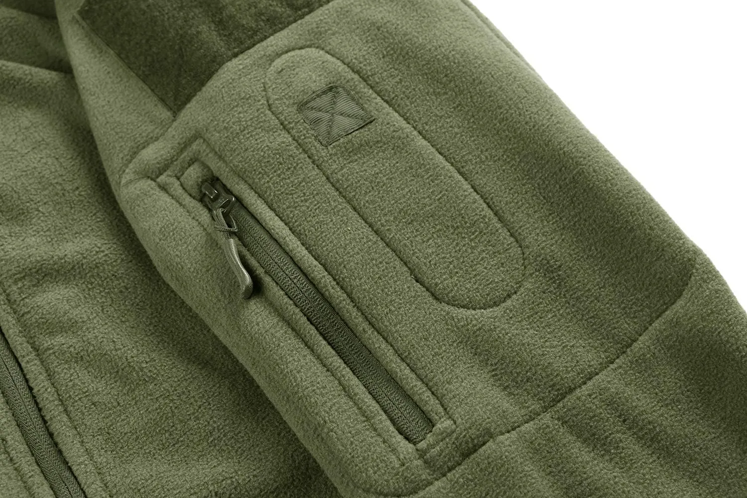 CRYSULLY Men's Military Tactical Sport Warm Fleece Hooded Outdoor Adventure Jacket Coats