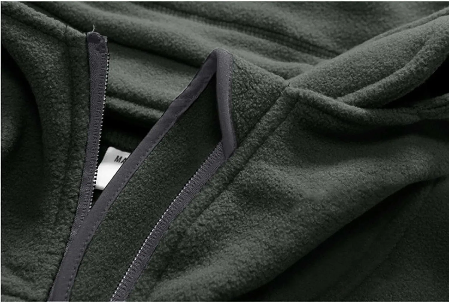 CRYSULLY Men's Military Tactical Sport Warm Fleece Hooded Outdoor Adventure Jacket Coats