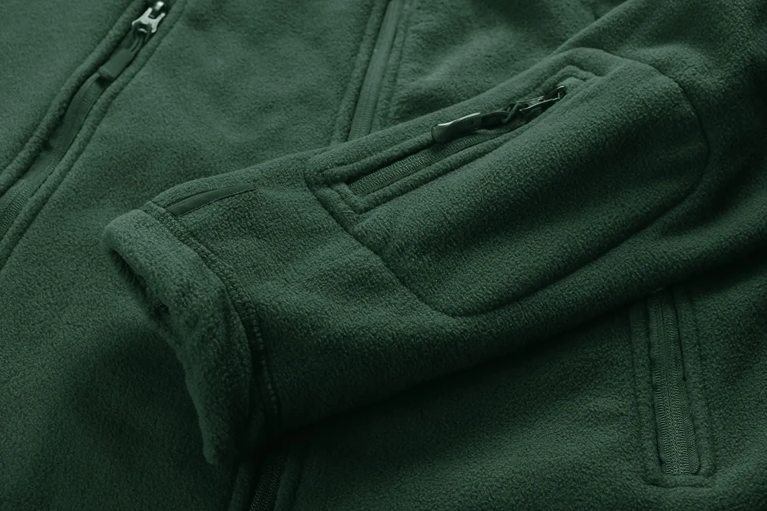 CRYSULLY Men's Military Tactical Sport Warm Fleece Hooded Outdoor Adventure Jacket Coats