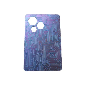 Custom Titanium RFID Blocking Card EDC, Tactical EDC, Protect Multi Tool