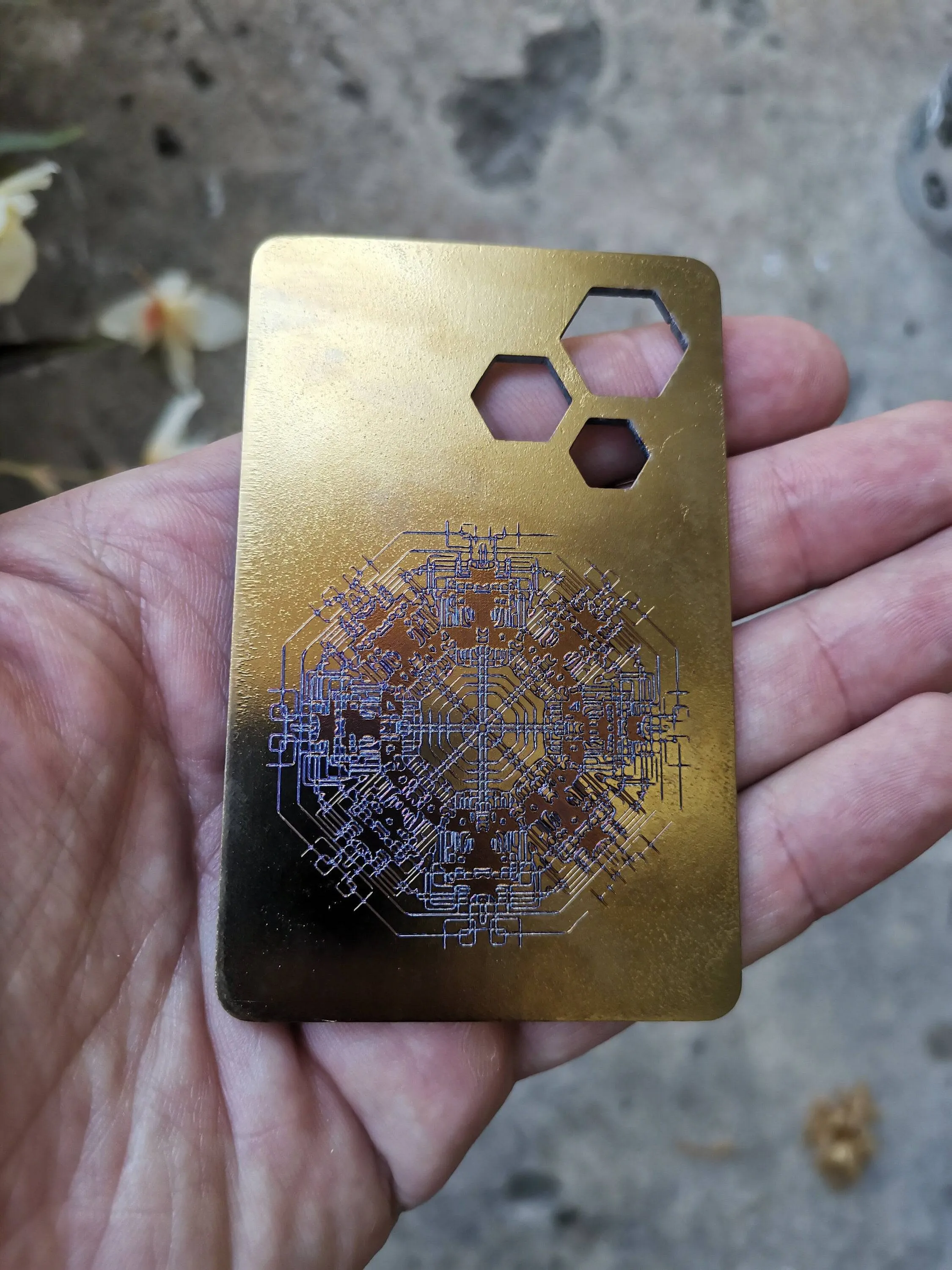 Custom Titanium RFID Blocking Card EDC, Tactical EDC, Protect Multi Tool