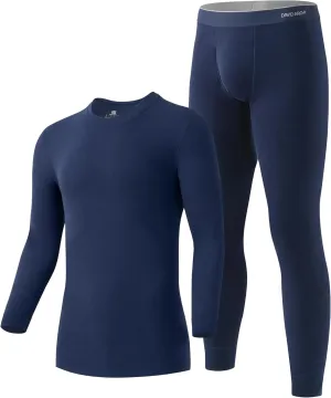 DAVID ARCHY Men’s Heavyweight Thermal Underwear for Extreme Cold, Perfect for Harsh Winter from -10°C to -5°C