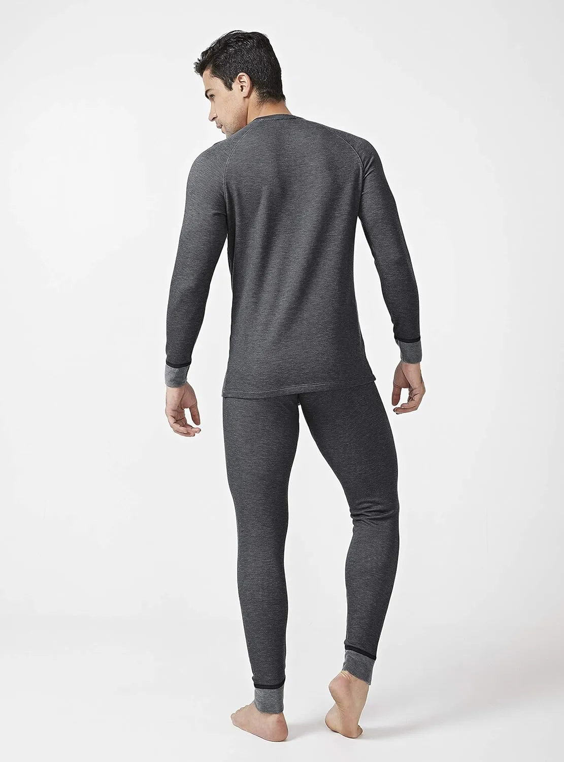 DAVID ARCHY Men's Thermal Underwear Set Winter Warm Base Layers Thermal Top and Bottoms Long Johns Set