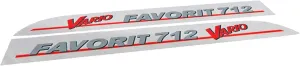 Decals FENDT Favorit Vario 712 Replacement (Sticker) Set
