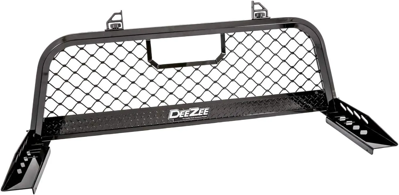 Dee Zee DZ95050WRB Gloss Black Aluminum Mesh Cab Rack